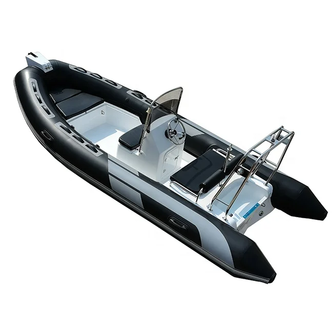 16ft RIB 480 Hypalon/PVC Fiberglass RIB Tender Inflatable Rescue Boats For Sale