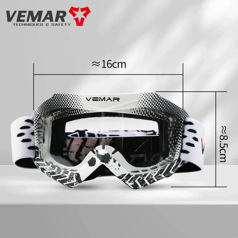 

Vemar Off-road Motorcycle Goggles Children Windproof Motorbike Glasses Dustproof Motocross Racing MX MTB HD Moto Goggles Kids
