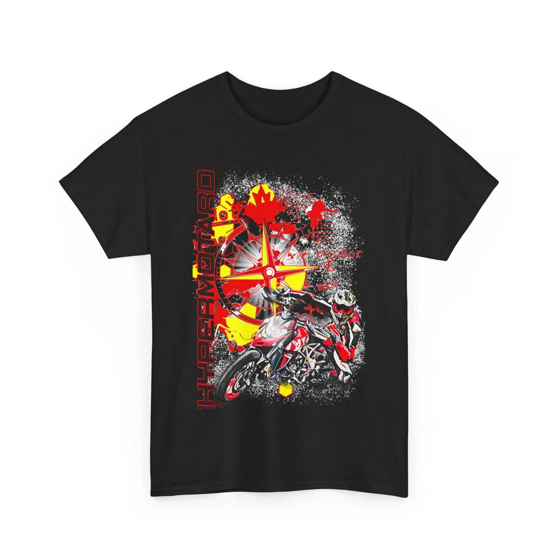 

Hypermotard T Shirt Supermoto Fun Bike Motorcycle Tee Testastretta V Twin Rider Graphic Top For Fans Hooligan