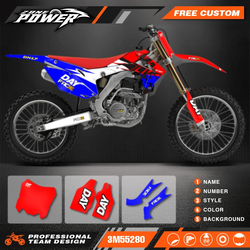 

Powerzone Motorcycle Graphic Decal Stickers Kits For Honda CRF450 CRF450R 2013-2016 CRF250 CRF250R 2014 2015 2016 2017 2