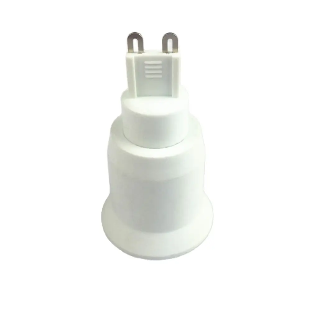 1pcs Lamp Holder Converters G9 To E27 Light Socket Adaptor Holder LED Bulb Socket Adapter White