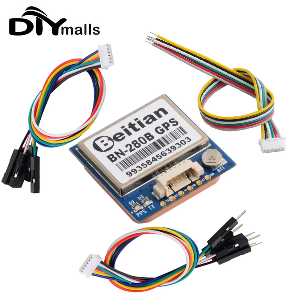 

BN-280B RS-232 GPS Module Navigation Positioning GLONASS GNSS 4M FLASH 1PPS 9600bps for Arduino Pixhawk Flight Control