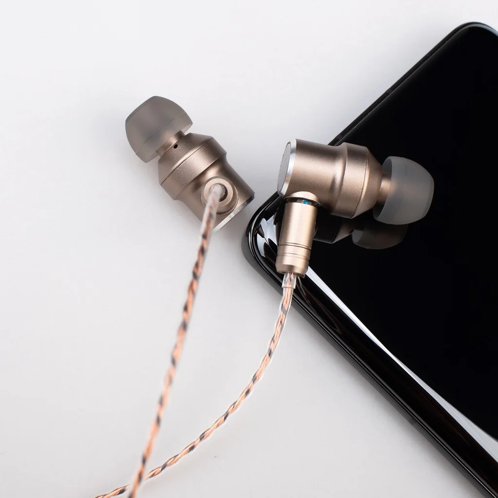 Наушники-вкладыши TINHIFI C0 Elf с монитором, Наушники Hi-Fi с аэрокосмическим корпусом из алюминиевого полиуретана и титановой композитной диафрагмой, дизайн с открытой спиной