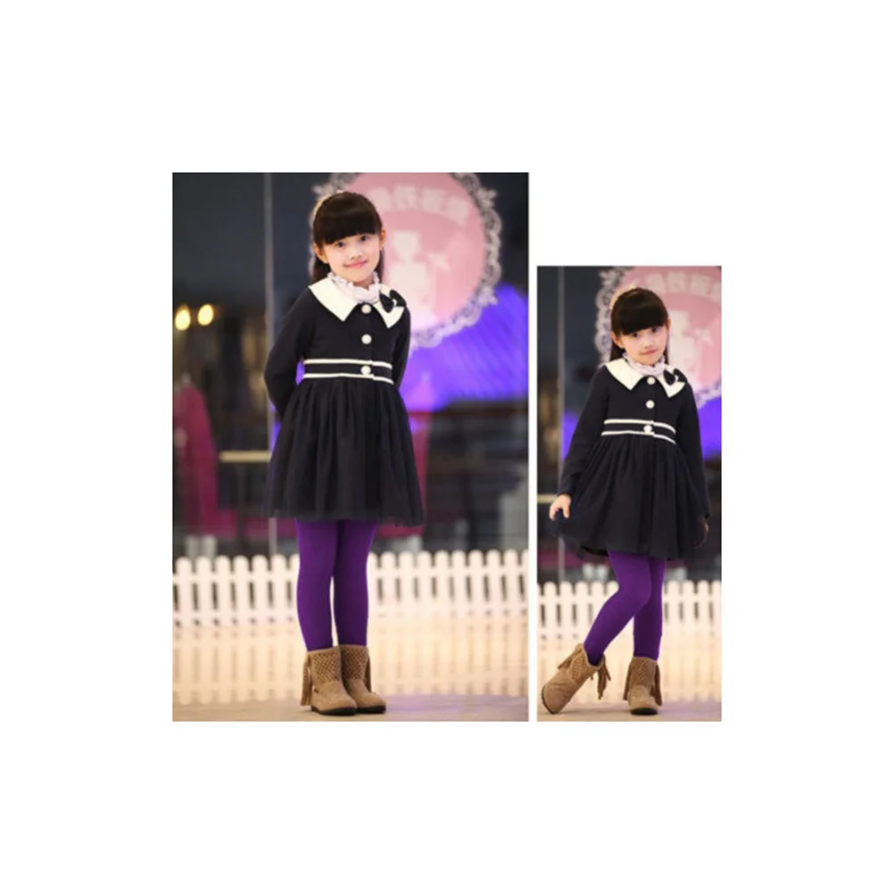 

Girls Winter Warm Lined Tights Thick Stretchy Thermal Leggings for 8-12 Years Comfortable Kids Elastic Pants