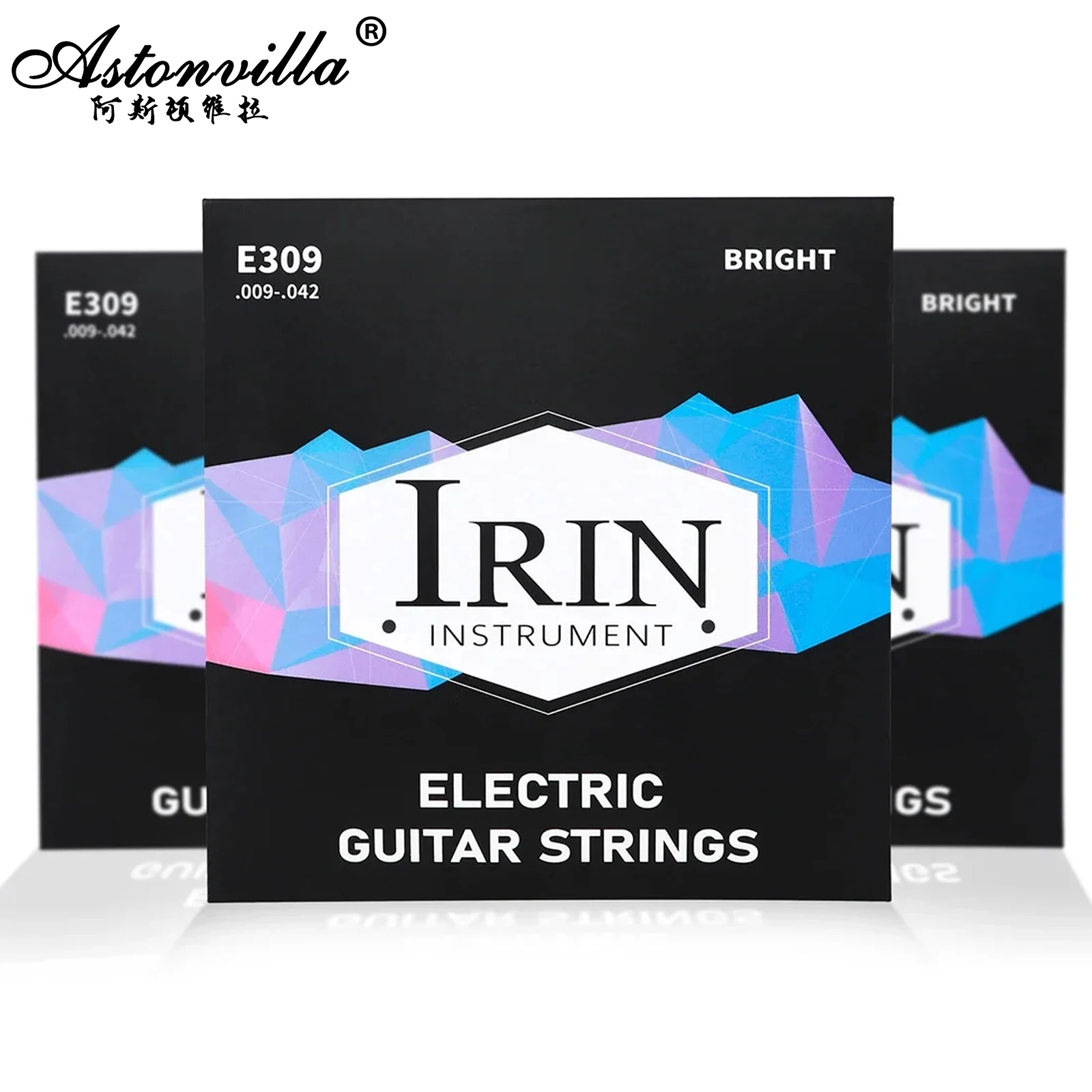 IRIN Electric Guitar Strings E309 Guitar Accessories & Parts Hexagonal Alloy Bright Guitar String High Carbon Steel Core Wire