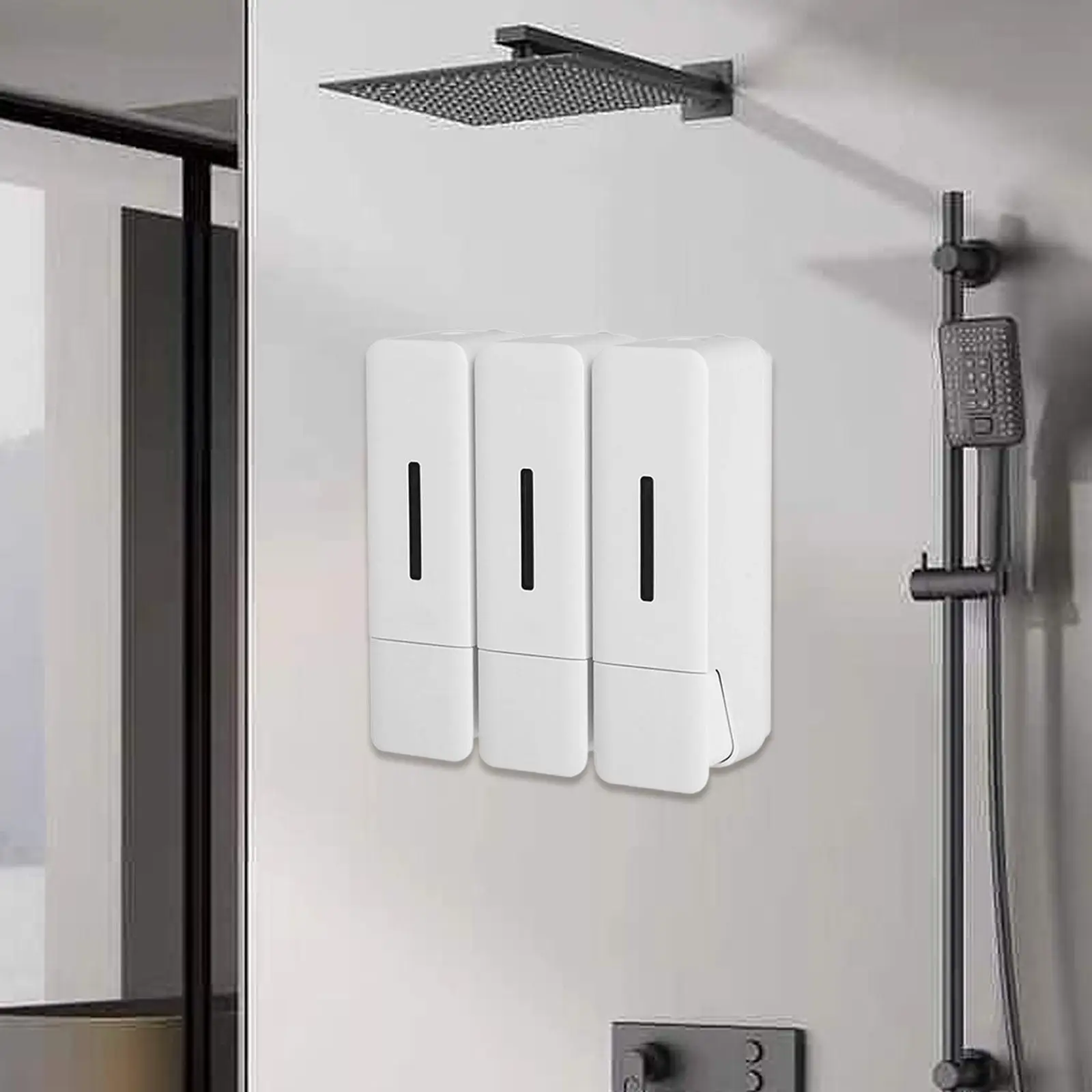 Mounted Soap Dispenser, Shampoo Dispenser, 250 Ml, Practical Hand Wash Lotion Dispenser for The Bathroom in The Kitchen