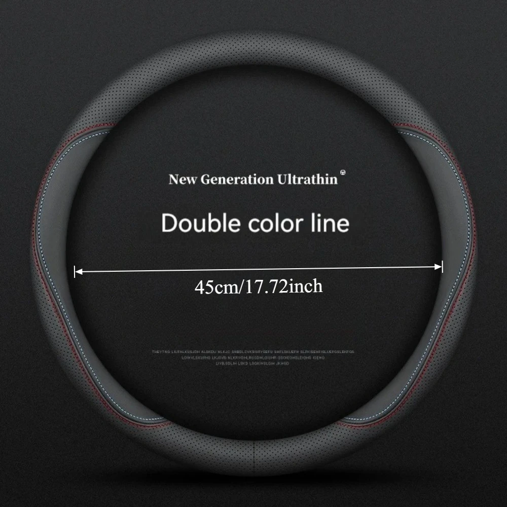 

45cm Universal Truck Steering Wheel Cover Anti-slip Wear Resistant Durable Steering Protector for Heavy Truck Bus Coach Lorry