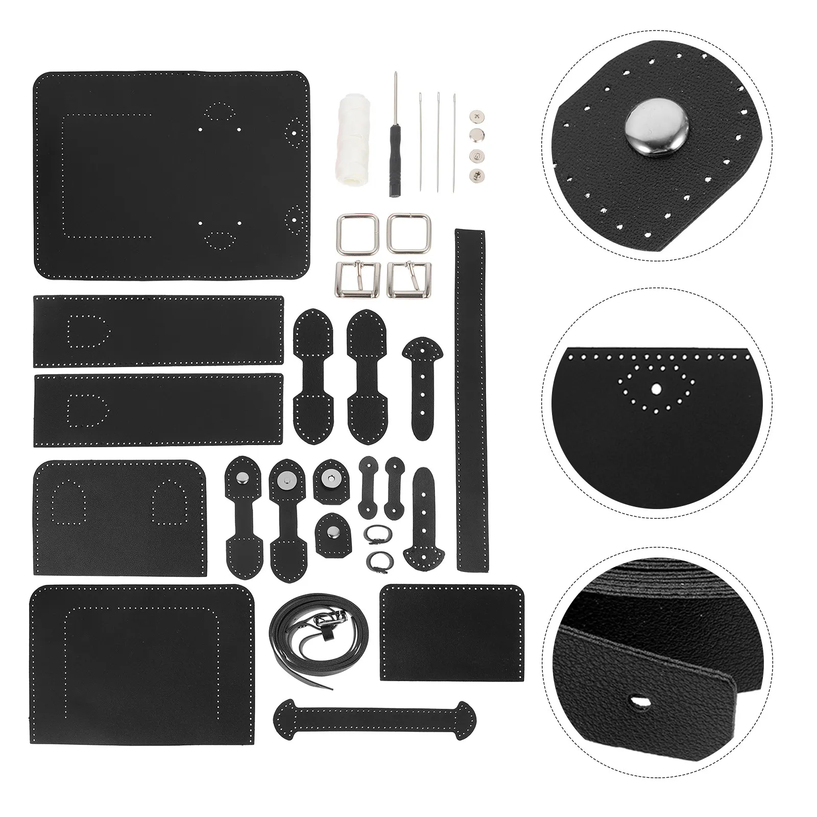 

Woven Bags DIY Handbag Crossbody Kit PU Bag Making Supplies Crafts for Adults Beginner Professional Use