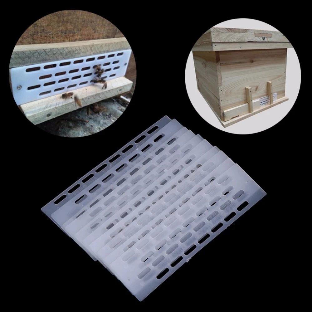 100Pcs Beehive Tools Beekeeping Tool Anti Escape Bee Queen Plastic Spacer Frame Hive Equipment Beekeeper Supplies C42 Beekeep
