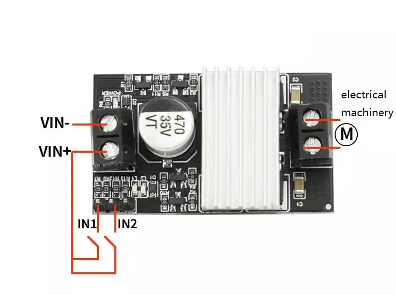 10A high power DC motor driver module forward and reverse PWM speed control dimming wide voltage