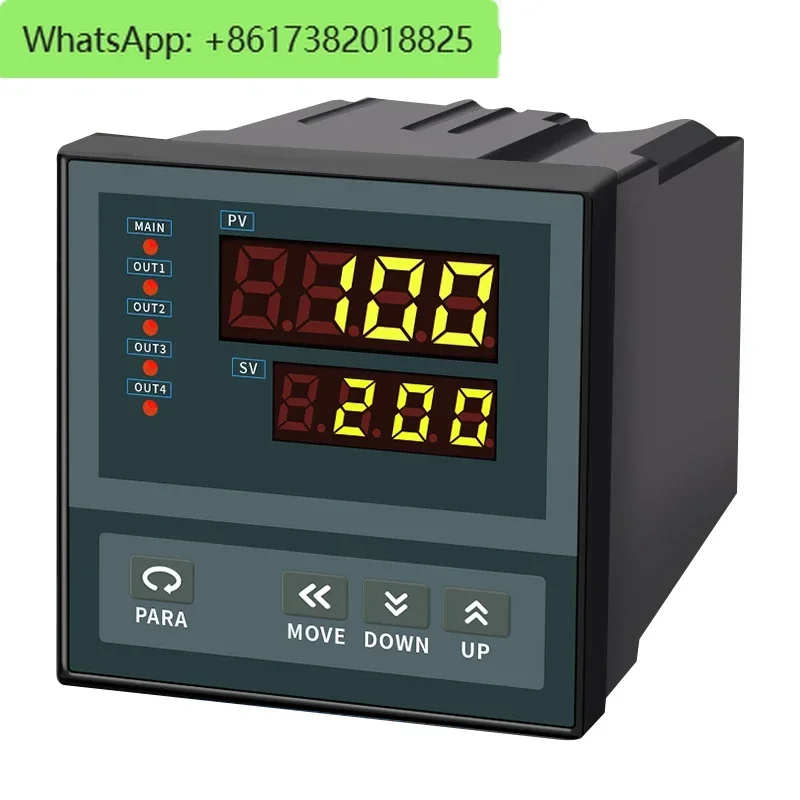 High quality industrial usage 220v 120v pid display temperature controller 4 channels process indicator 4-20ma