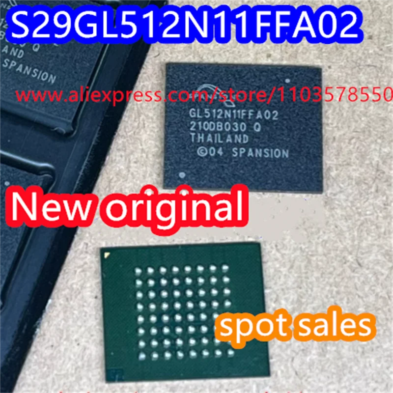 

(5PCS) New S29GL512N11FFA02 Automotive Audio Fragile Chip Amplifier Host Computer Board Fragile Storage Chip GL512N11FFA02