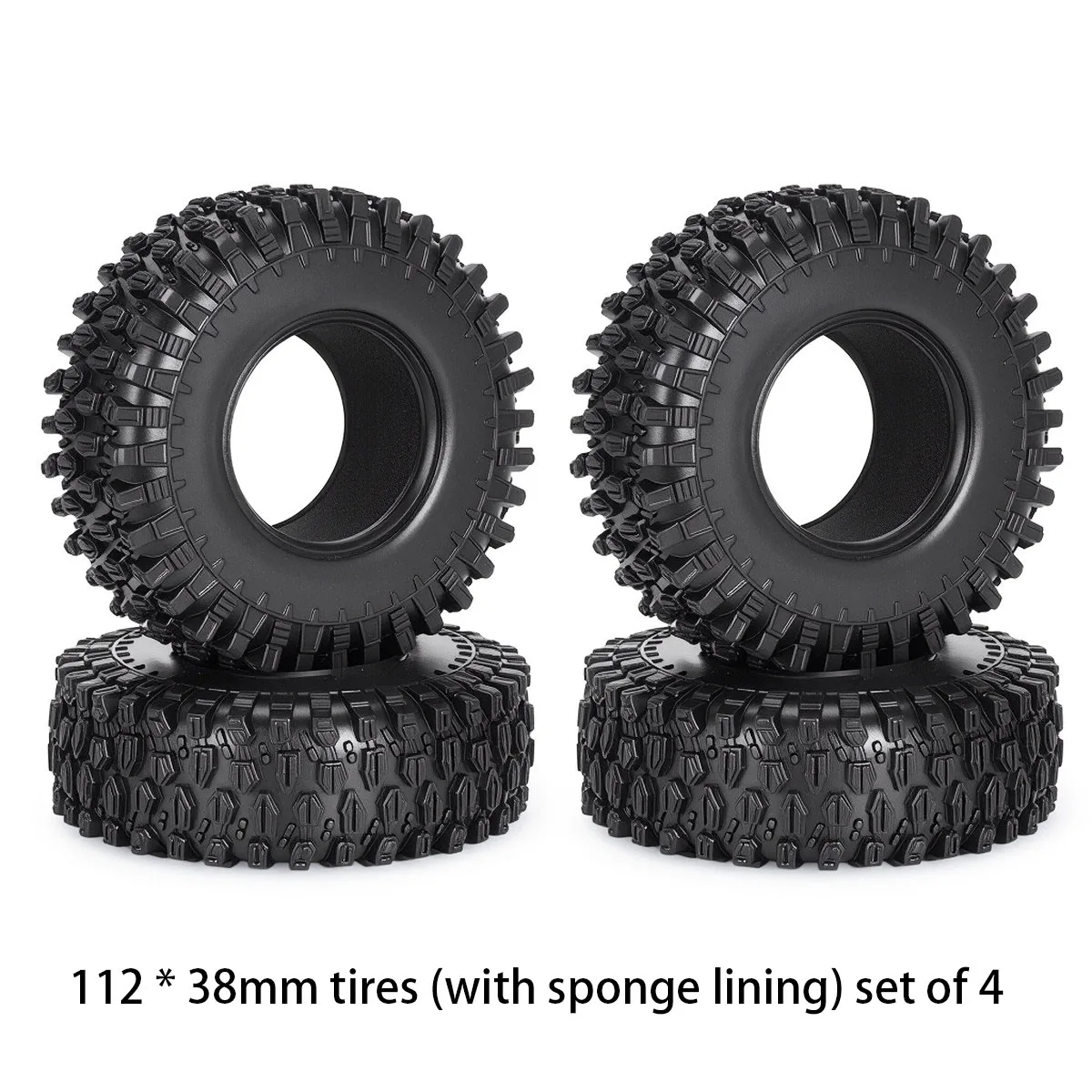 New 1.9-inch all aluminum alloy wheels fully retrofitted with CNC technology 12mm adapter universal 1/10RC climbing car 4-pack