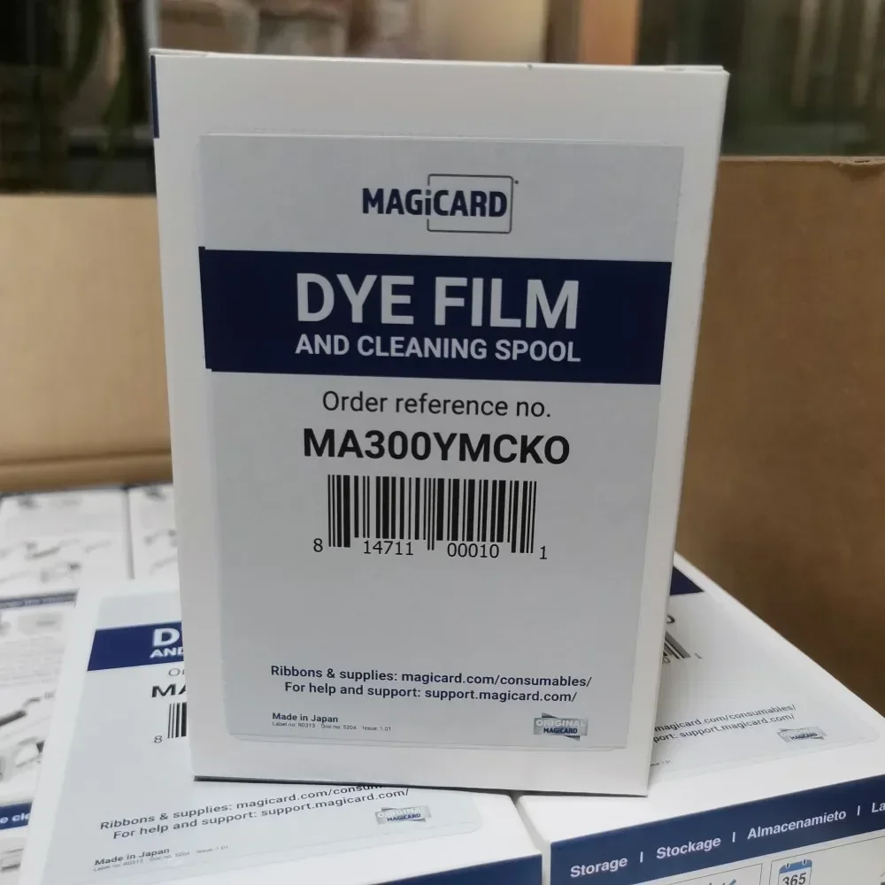 Original MA300YMCKO Resin Dye Film Card Printer Ribbon for Magicard Enduro Rio Pro Pronto