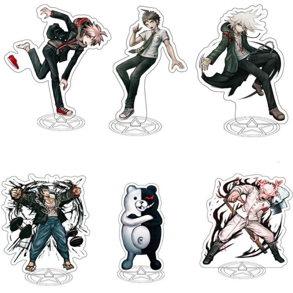 Anime Danganronpa V3 Acrílico Stand Model, Personagens Cosplay, Jogo Quente, Acessórios, Coleção de Mercadorias, Presentes, 15cm