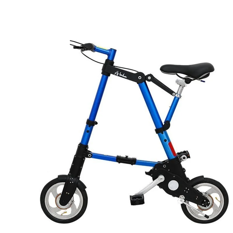 Foldable Bike 8 Inch Aluminum Alloy Cycling Ultra Light Mini Bicycle Adult Office Worker Pneumatic Tire