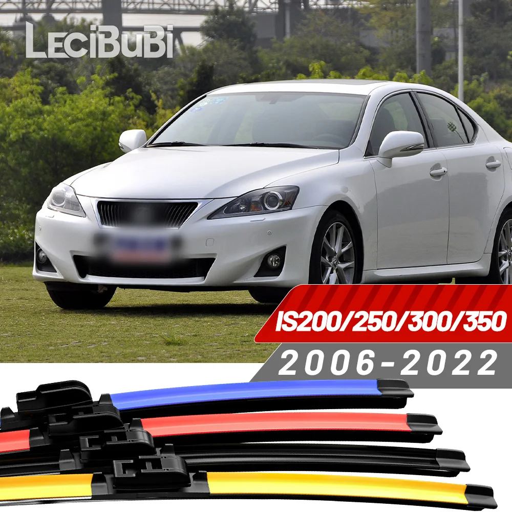 

2 шт. для Lexus IS200 IS250 IS300 IS350 2006-2022 2010 2011 2012 2013 2014 2015 щетки стеклоочистителя переднего стекла дворники