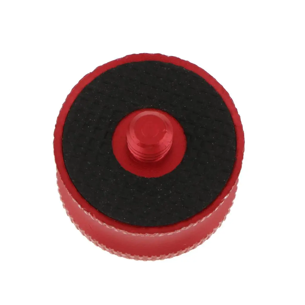 ذكر إلى أنثى تحويل المسمار 1/4 إلى 3/8 لوحة محول سبائك الألومنيوم ترايبود وصلة كروية جبل لملحقات الكاميرا