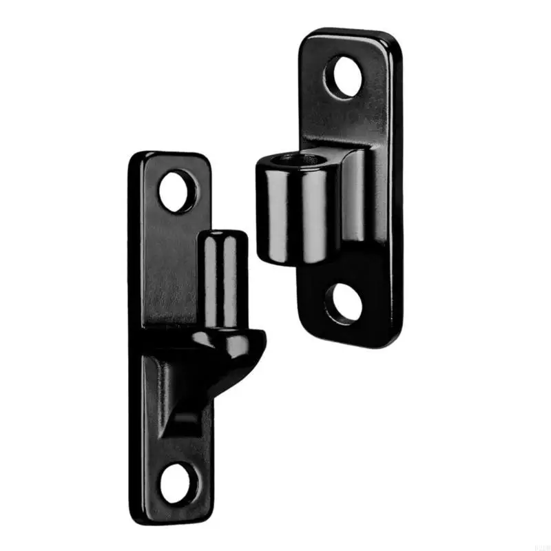 

02DB Sturdy Stainless Steel Gate Hinges 4 Pack for Farm and Barn Door Daily Use