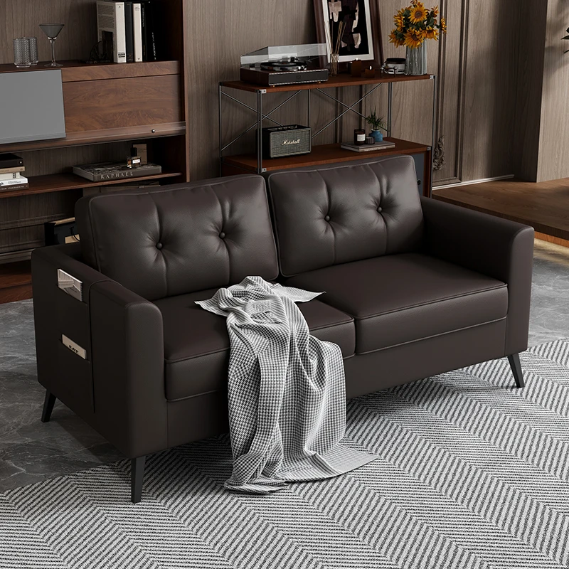 Small Apartment Living Room Lounge Area Reception Rental House Clothing Store Bedroom Italian-style Luxury Sofa,