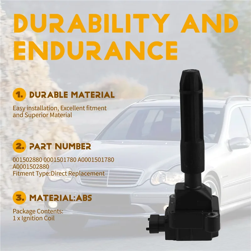 

AS57-новая катушка зажигания 001502880 0001501780 A0001501780 A0001502880 для Mercedes-Benz C-Class W203 S203 C208 A208 E-Class