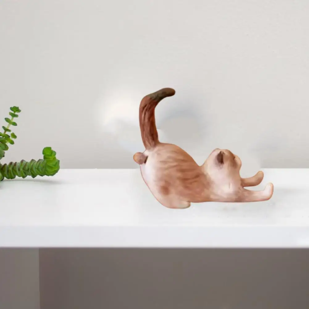 

Cat Phone Stand Stylish Cat Phone Mount Cute Cat Statue Phone Holder Desktop Figurine Stand for Office Desk Decor for Lovers