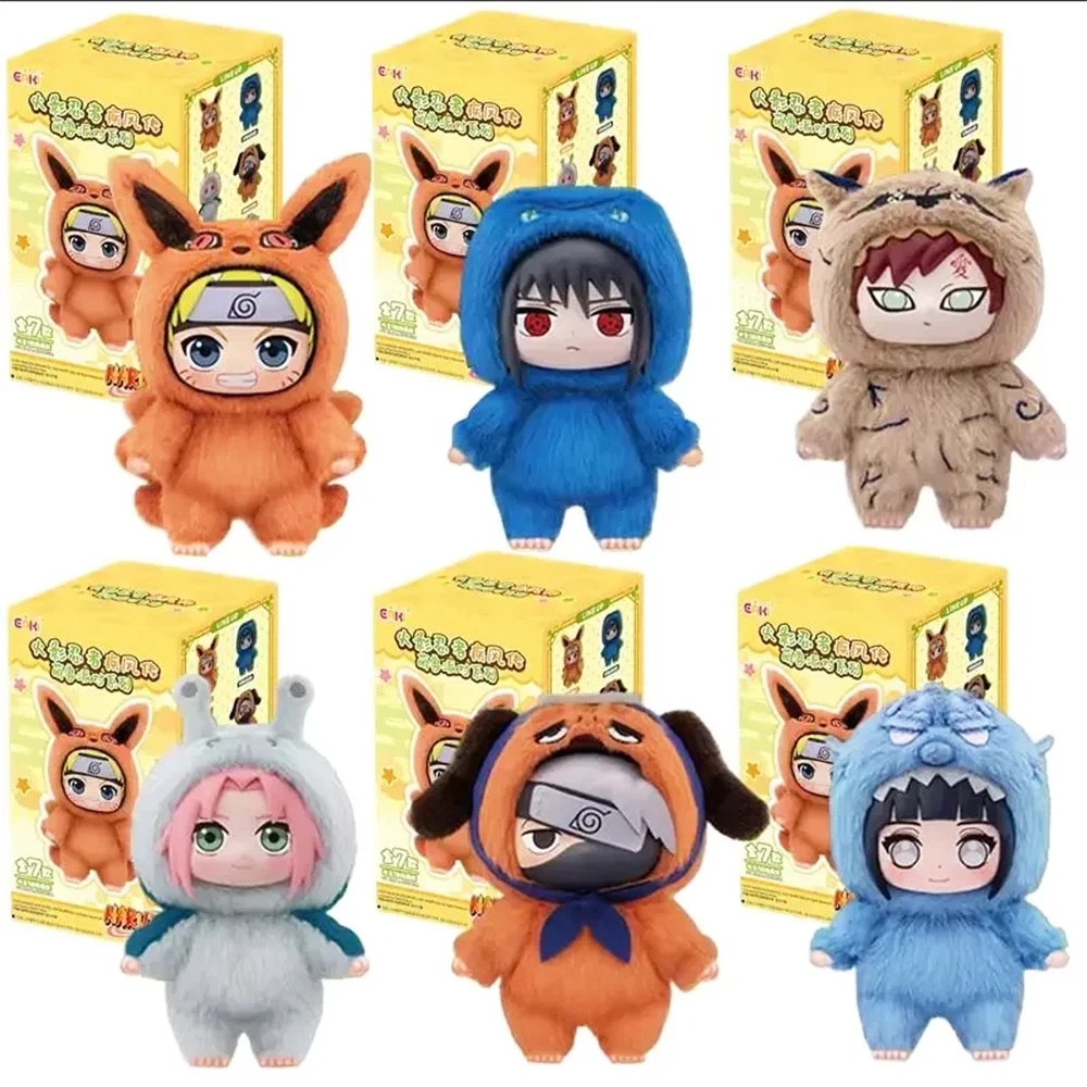 

BANDAI Eaki Наруто Узумаки Наруто слепая коробка Shippuden Beast Party Series плюшевая кукла персонажи аниме милые детские игрушки подарки