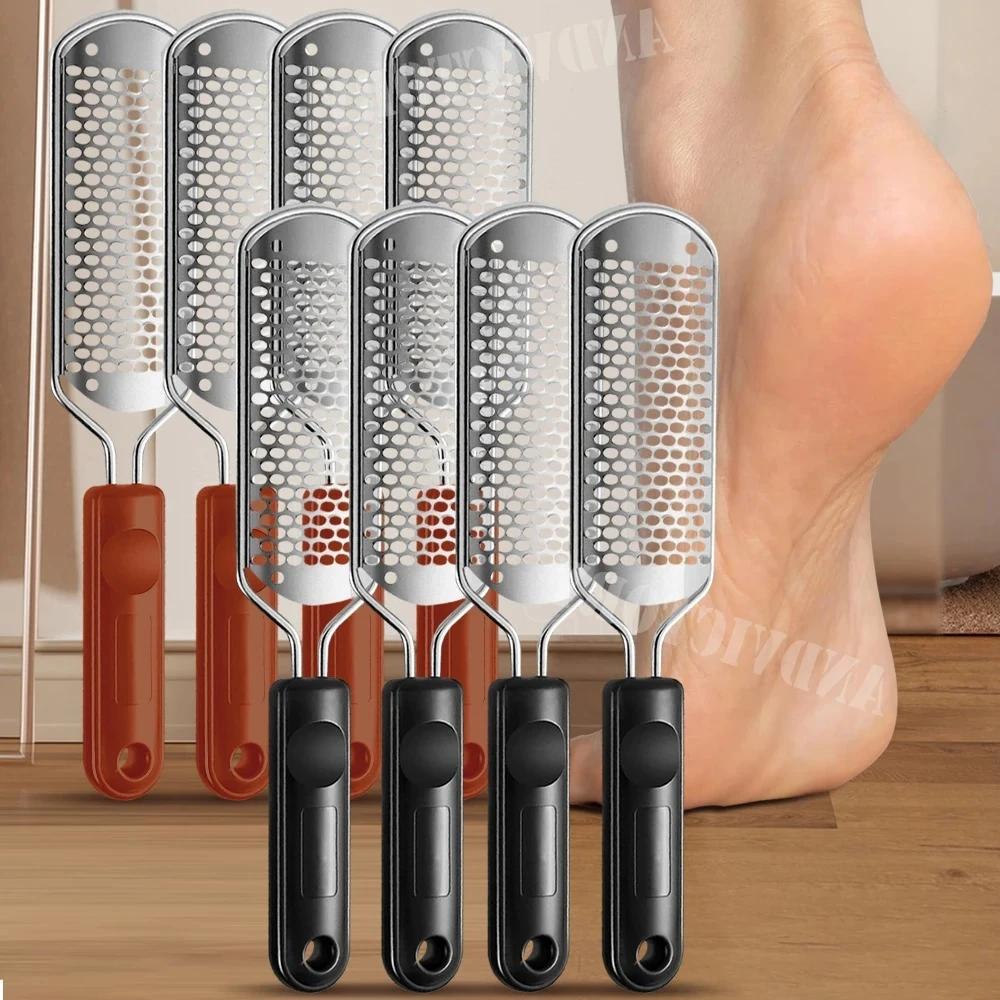 

1/2/4 шт. пилочка для ног, скребок для ног, педикюр, средство для удаления мозолей, профессиональный скребок для ног, средство для удаления потрескавшейся омертвевшей кожи для сухих и влажных ног
