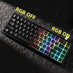 XVX Phantom Keycaps Topographic New Version Pattern keycaps Shine-Through OEM Profile IMD-Tech Skin Feeling Black Keycap Set