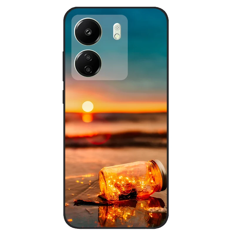 Case For Redmi 13C Coque TPU Soft Silicone Fashion Phone Funda For Xiaomi Redmi 13C Case Bumper Back Cover Capa Marble