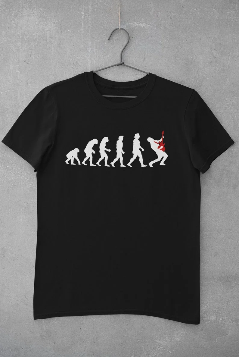 Street Fashion Evolution - Evolution of Guitar Darwin Rock Music