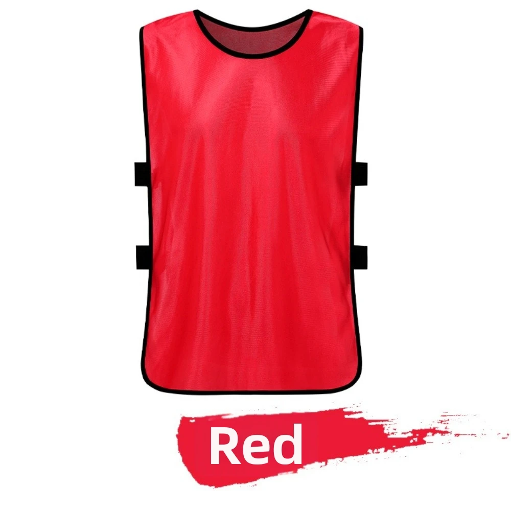 Quick Drying Sports Training Vest Sweat Uptake Mesh Fabric Soccer Vest 35*56cm Size Custom Printed Logo Practice Bib Vest
