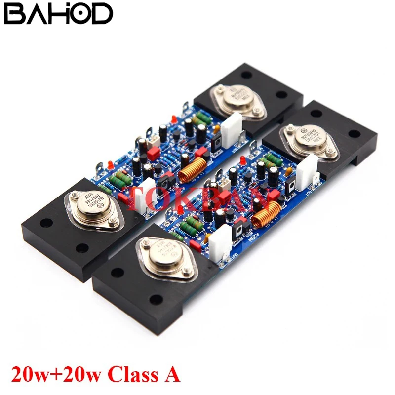 

BAHOD Musical Fidelity A1 Circuit 20 Вт * 2 2-канальная плата усилителя мощности НА 15024 15025 усилитель звука класса A
