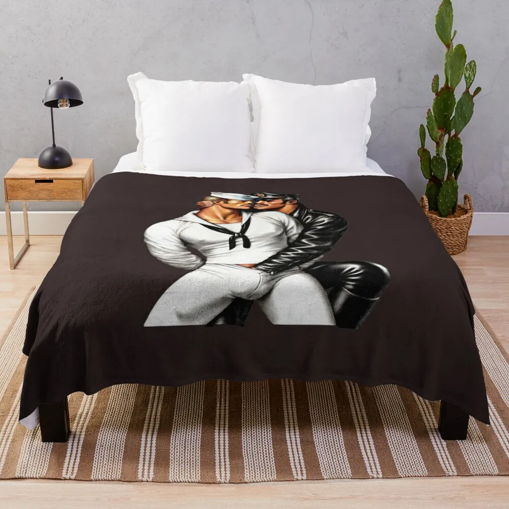 

Tom of Finland Throw Blanket Hairy Blanket Thin Blanket For Sofa sofa bed