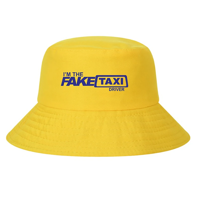 Fake Taxi Bucket Hats Cool Faketaxi Driver Caps Men sports bob bucket hat Unisex Casual Snapback Trucker Outdoor Fisherman Hat