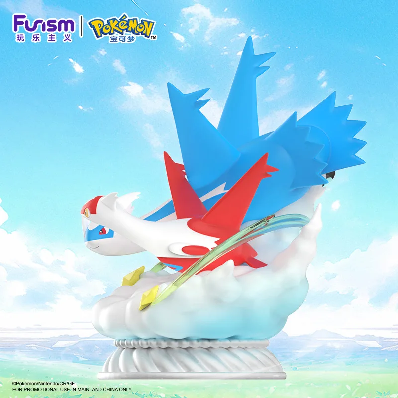 Pokemon Anime Action Figures Latios With Latia Dolls Funism Genuine Original Desktop Ornaments Model Collection Gift Kid's Toys