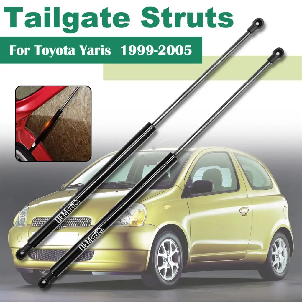 Pair Rear Trunk Tailgate Boot Gas Spring Struts Lift Supports Bars Rods Support For Toyota Yaris Hatchback 1999-2005 6895009110