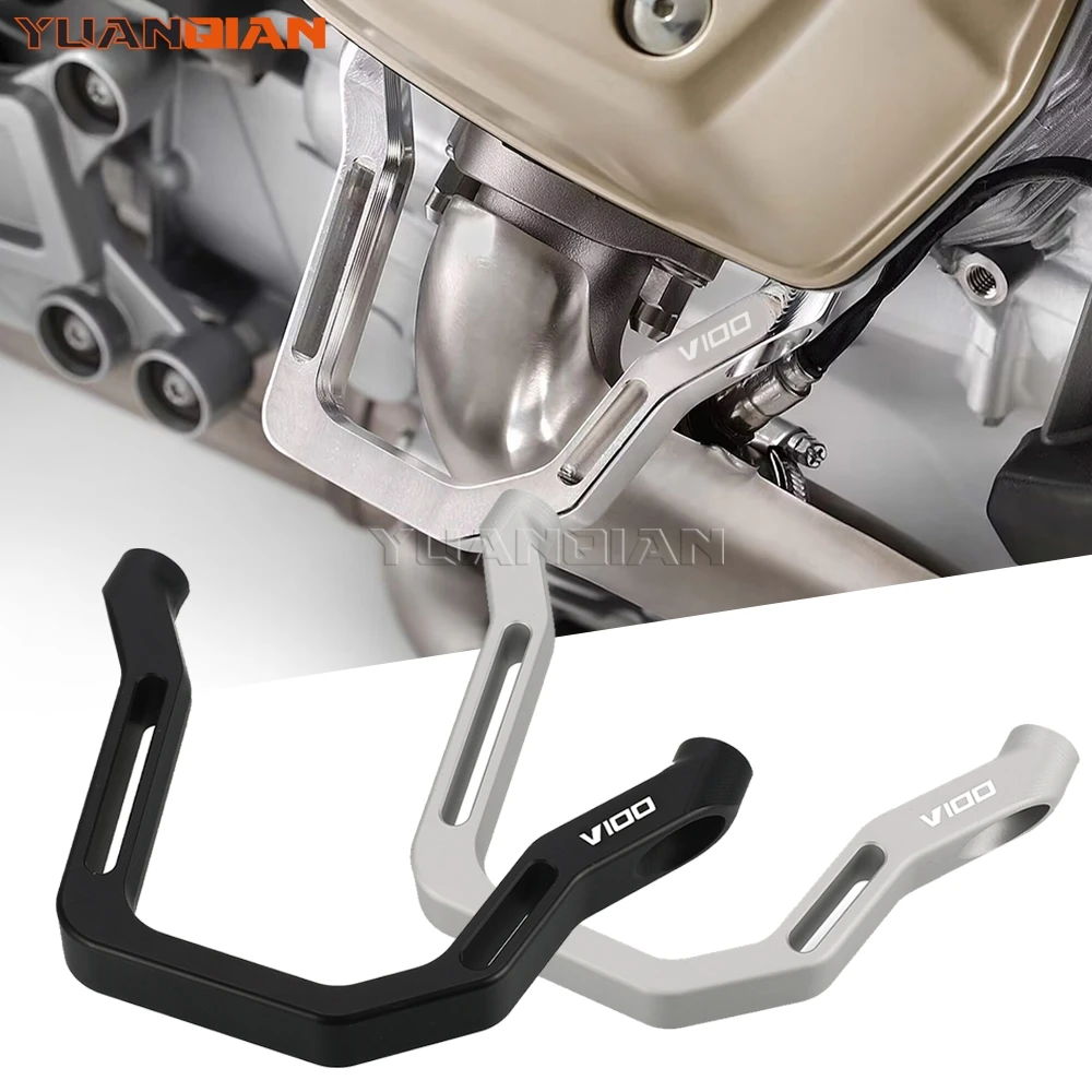 Protezione dagli urti del telaio del motore per Moto Guzzi V100 Mandello /S 2023-2026 KIT GUARD motore moto Accessori V100 Stelvio