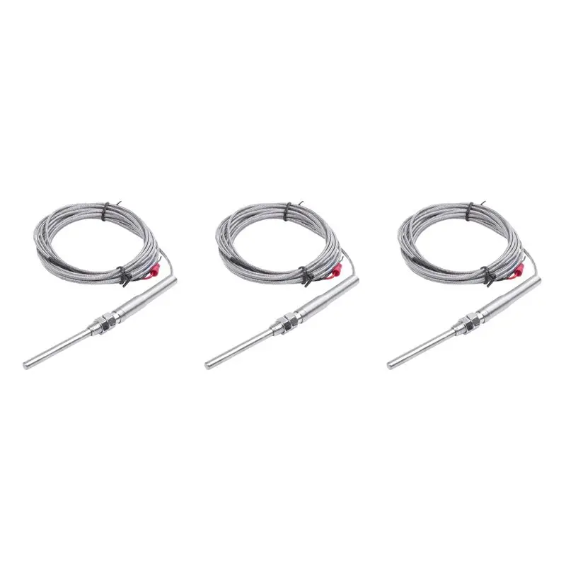 

ABLG 3X K Тип 50X5 мм 800C Зонд Термопара Кабель датчика температуры 9,8 фута 3 метра