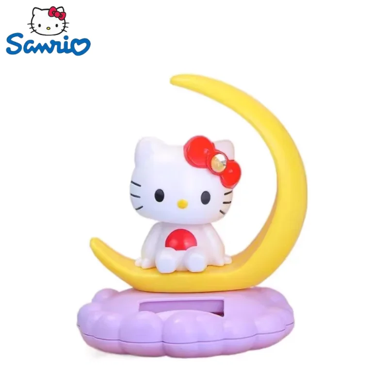 Kawaii Sanrio Hello Kitty cartoon cute car interior moon KT cat bobblehead doll personalized decorative ornaments surprise gift