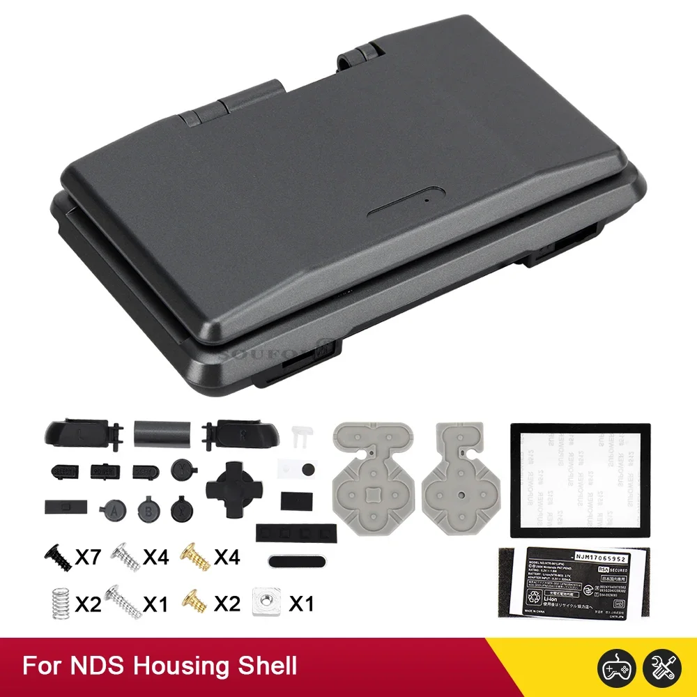 ใหม่สำหรับ NDS เคสครอบเคสหุ้มสำหรับ nintend DS คอนโซลเกมอะไหล่ซ่อมอุปกรณ์เสริมเกม