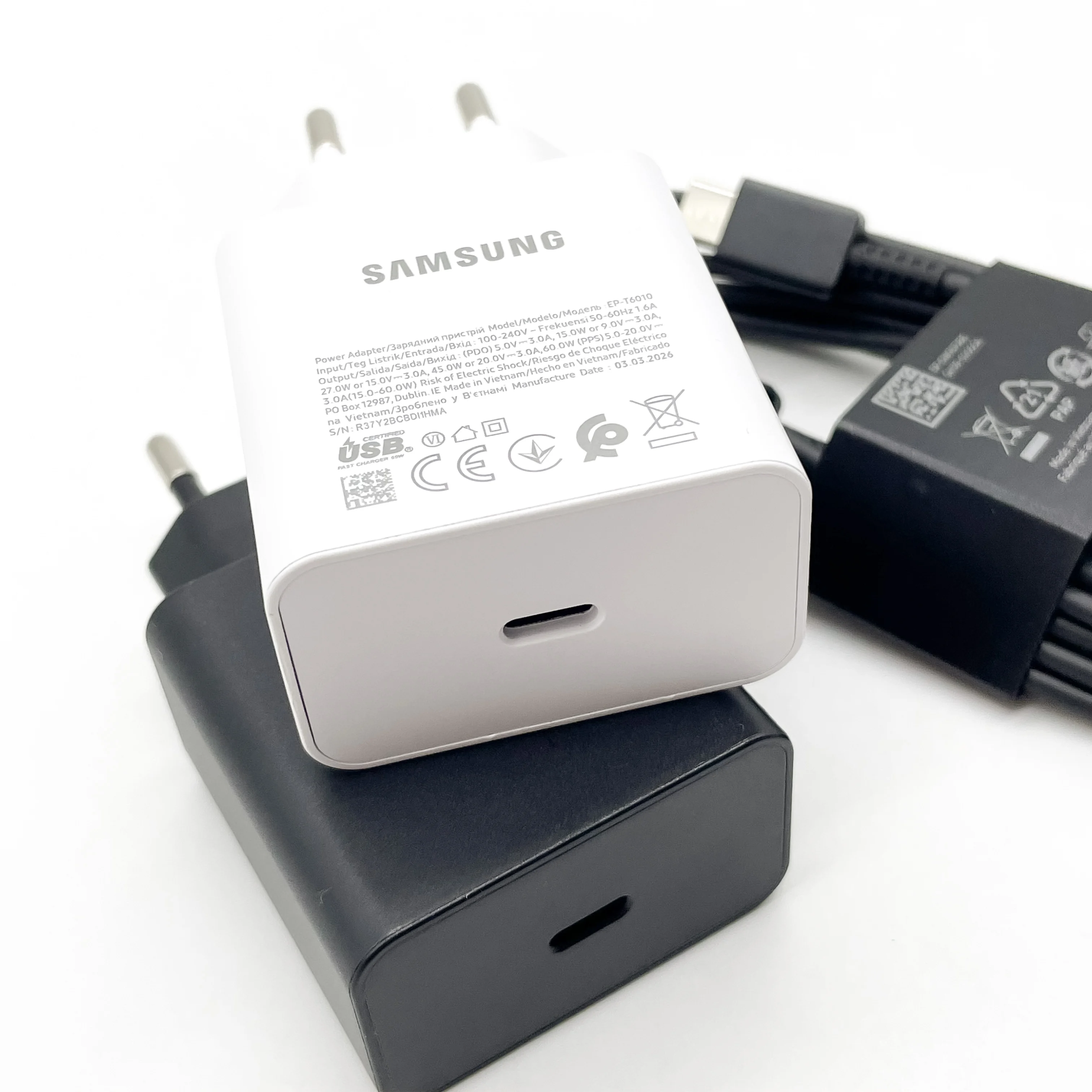 Samsung 60W EP-T6010 Superschnell-Ladegerät 1,8M Typ-C-Kabeladapter für Galaxy Z Flip Fold 7 6 5 4 3 S26 S25 S24 S23 S22 – Detail 12