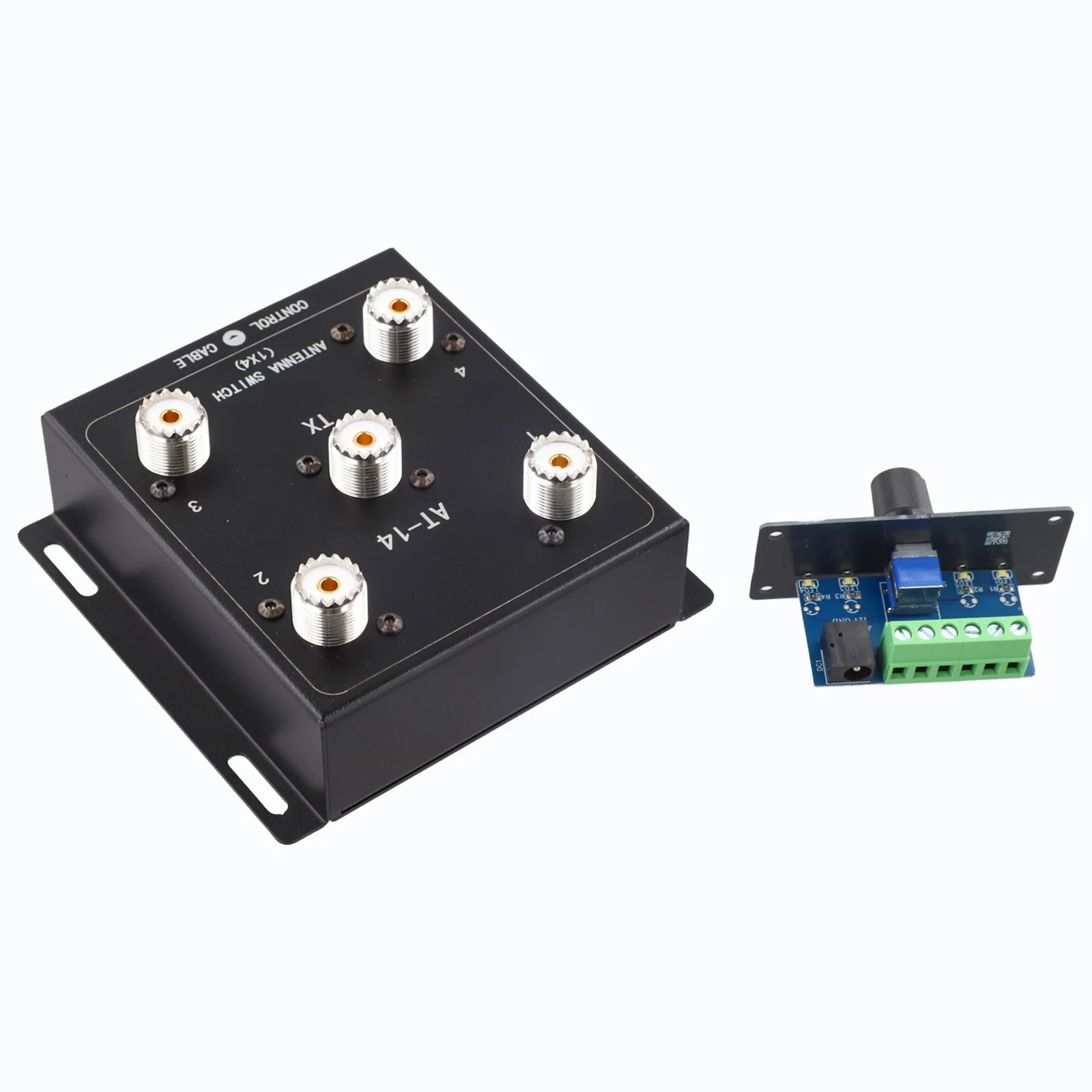 Remote Antenna Switching Made Easy with AT14 4 Way Coaxial Switch 500W PEP Power for Broadcasting Applications