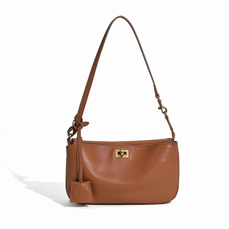 Luxury Designer Women's Shoulder Bag Underarm Bag Luxury Genuine Leather Handbag for Women Cross Trend 2025 Brand