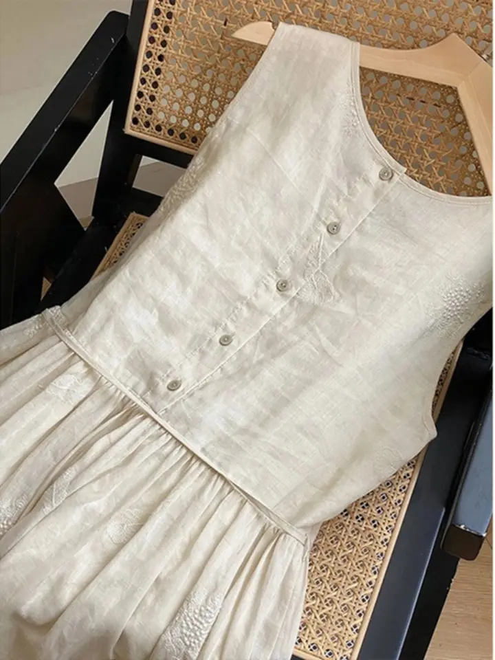 Asian Camisole Long Dress USY0005