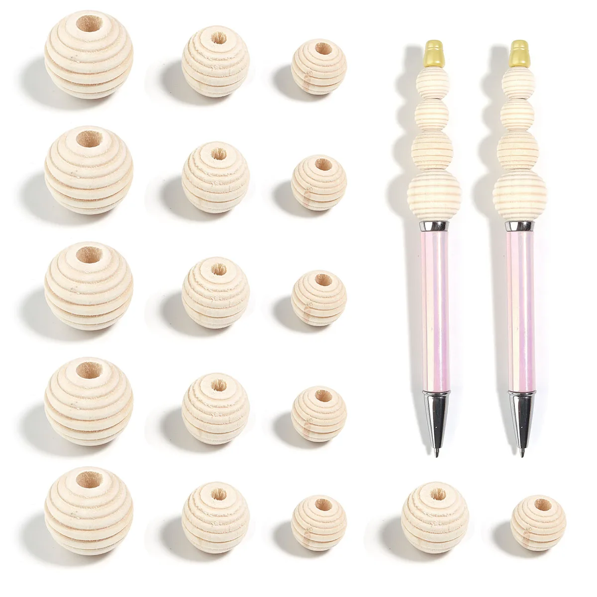 Natural Wood Beads 4