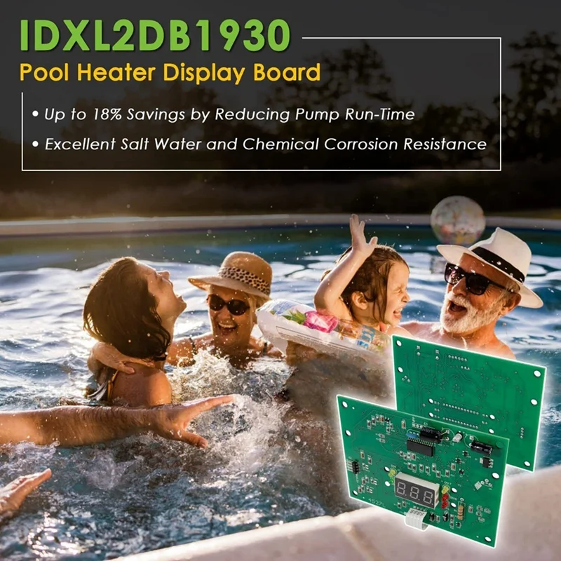 

IDXL2DB1930 Swimming Pool Heater Display Board For Hayward FD H Series Low NOX Spare Parts