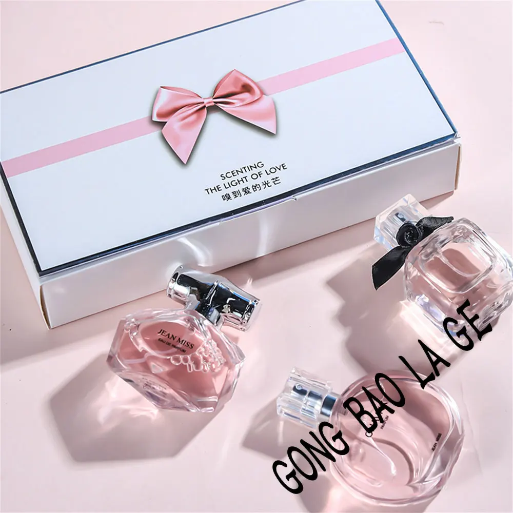 Coffret cadeau de parfum féminin pour femme, parfum floral durable, parfum de marque, parfum de phéromone, parfum de charme, vaporisateur de parfum,