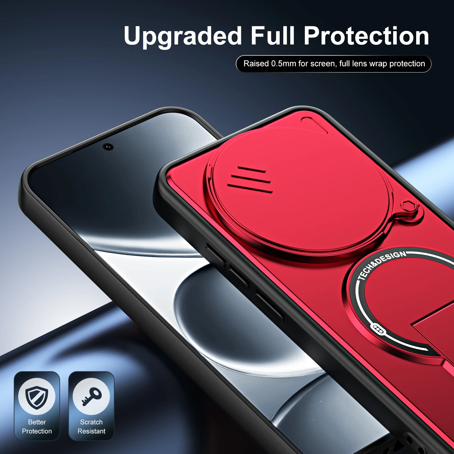 Auto-Magnethalterung für Magsafe-Hülle für Xiaomi 15T 17 Pro Max Armor Stoßfeste Linsenschutz-Handyhülle – Detail 6