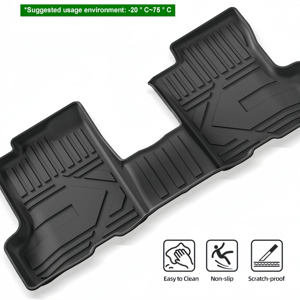 Für Renault Dacia Duster 2018-2024 Benzin-Fahrzeug Fußmatten Kofferraummatte TPE 3D Fußmatten-Set Zubehör Linkslenker – Detail 2